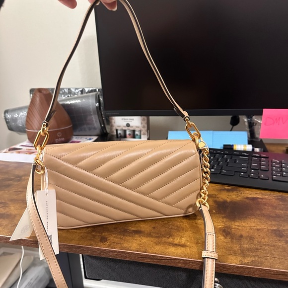 Tory Burch Kira Chevron Small Flap Shoulder Bag - Picture 3 of 6